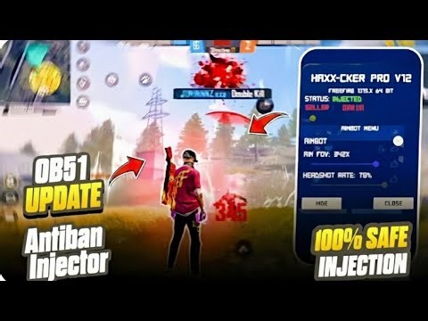 Haxx Cker Pro Injector Free Fire | Free Fire Non Root Device Injector ob51 Haxx Cker pro 