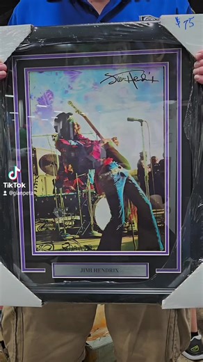 The great Jimmy Hendricks on 3D photo flip. one of a kind. ,$125 Priority shipped