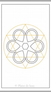 216K views · 3.7K reactions | Rose design in the center of the geometric ceiling #gypsum #decoration #design #falseceiling #geometry #Drawing | Platre de luxe | Facebook