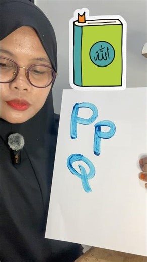 Getting to know the alphabet letters PQR with watercolors #alphabet #alphabet #abcd #fyp