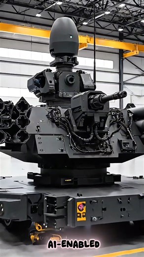 US army unveils Ai-powered combat turret #shorts