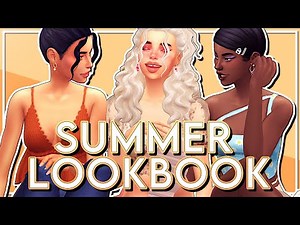 The Sims 4 | MAXIS MATCH SUMMER LOOKBOOK 2021 🍍 | + CC Links