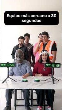 Reto del cronómetro en equipo 🤣⏰ ¡El más cercano a 30 segundos se lo lleva!
