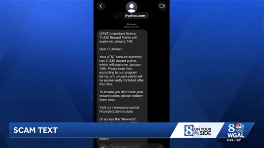 Scammers target cell phone users with fake reward points texts | Spot the red flags
