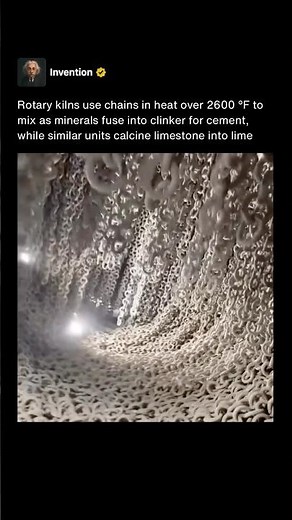 Walking Inside a 2600 °F Rotary Kiln: The Chamber That Forges Clinker 😳⛓️ #shorts