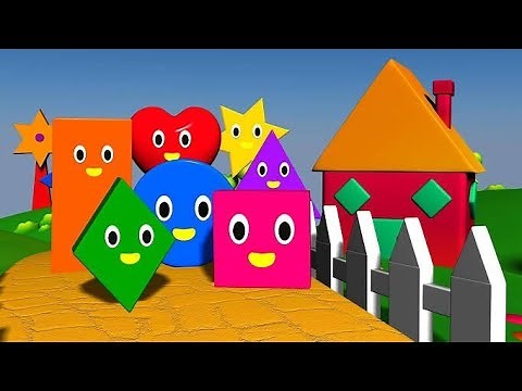 Learn Basic Shapes for Kids | Circle, Square, Triangle & More