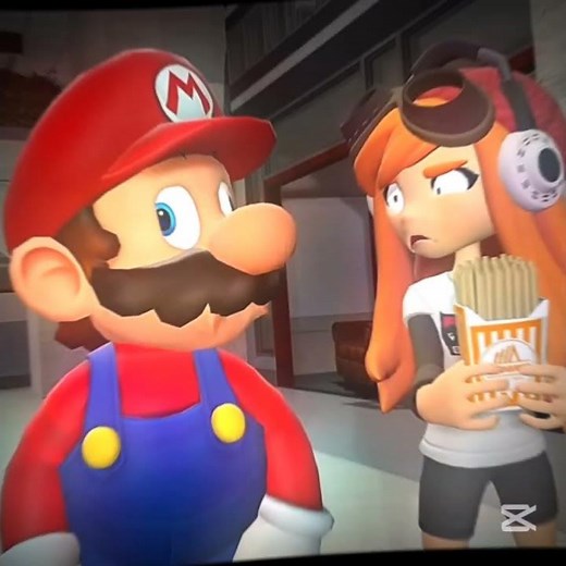 The friendship of four people 🥀 SMG4 and 3 and Mario and Meggy | #smg4edit #friendship