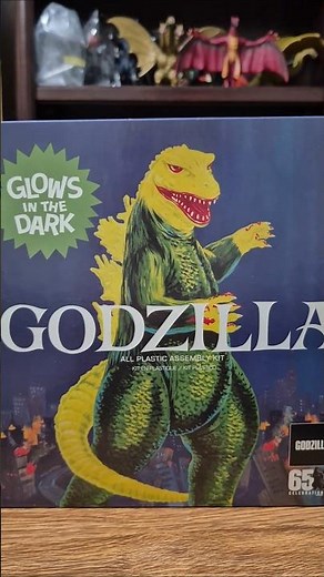 Godzilla King OF The Monsters 65th Anniversary Glow IN The Dark Model Kit #godzilla #collection