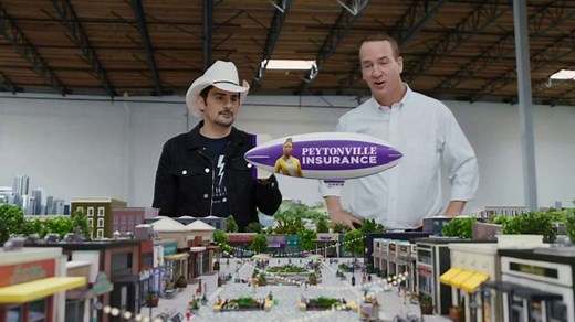 Nationwide Insurance TV Spot, 'Peytonville: Famous Agent' Featuring Peyton Manning, Brad Paisley