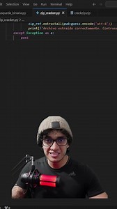 Desbloquea archivos zip con python. #python #programacion #zippass #bruteforce #passwordcracker #zipfile | Pildoras de programación