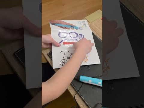 Making 3D Glasses with a 3D Pen ✨ | My First Video