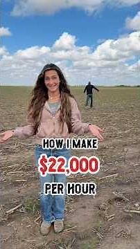 How farmers make $22,000 an hour!
