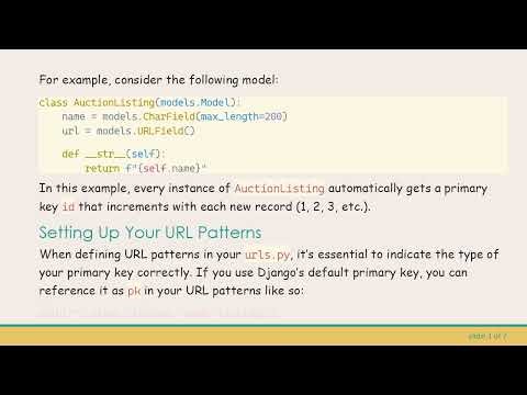 Understanding Django's Default Data Types for Primary Keys: Clarity on int vs str
