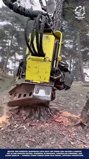 Smart Tree Harvesting Machine Innovation for Safe, Fast, and Accurate Tree Felling