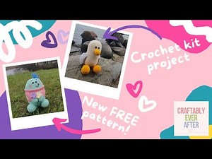 Ep 3: My completed crochet kit project and I introduce my new (Free!!) pattern.