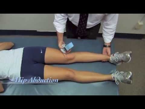 Measure Hip Abduction with MicroFET 2 Hand Held Dynamometer