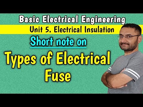 Types of Fuse (Short note) Kit kat | Cartridge fuse | H.R.C.fuse (Basic Electrical Engineering)