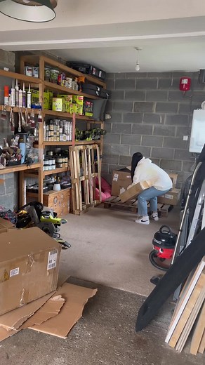 Unboxing #11 😲 Welcome to “The Pallet Chronicles” where everyday I inbox a mystery box of furniture from 2 giant customer return pallets I bought. And then I flip it! 🙌🏻 come back for tomorrows mystery unboxing! Today customer return box was….A SUPER COMPLICATED FLAT PACK COFFEE TABLE 🤣😭 Dixie Belle Paint Company products used :: ad - slick stick primer - Salt Water Silk Paint - French Linen CMP - Chocolate CMP - Sand Bar CMP - Cashmere CMP - gold gilding wax - white lightning | The Flipped