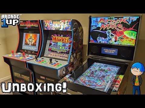 Attack From Mars Arcade1Up Pinball Unboxing and First Impressions! (With Gameplay)