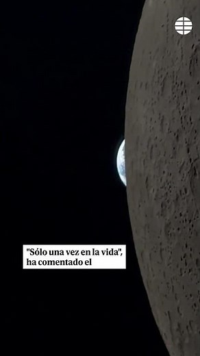 Impresionante captura de la Tierra de un astronauta de la Artemis 2