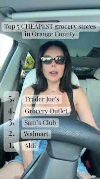 Top 5 Cheapest Grocery Stores in Orange County #orangecounty #top5