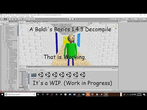 A working Baldi's Basics 1.4.3 Decompile.