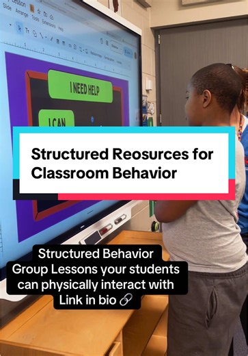 Structured Resources for Classroom Behavior Management
