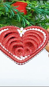 Wonderful Christmas Heart Ornaments Making Easy Tutorial At Home #Holidays #handmade #heart #short | Craftsome