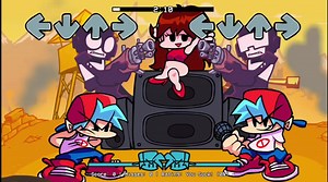 Friday Night Funkin' Guns with Different Boyfriends Singing