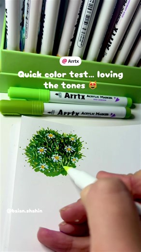 Color Test with Artify Acrylic Markers
