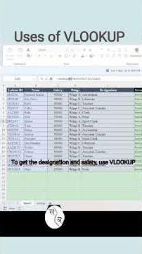 Employee details in seconds with VLOOKUP