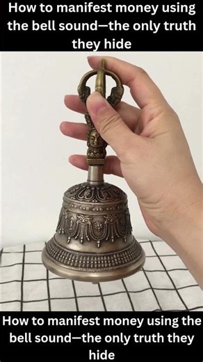How to manifest money using the bell sound—the only truth they hide