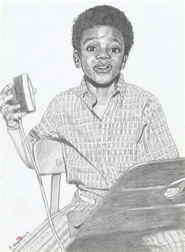 Little MJ Moving drawing