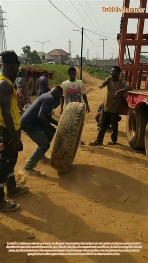 Chargement de pneus : utiliser l'élasticité et l'élan pour charger un camion