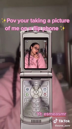 ASMR Flip Phone Picture | Mouth Sounds ASMR TikToks