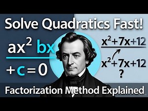 Methods for Solving Quadratic Equations | Factorization Explained | Math With Father