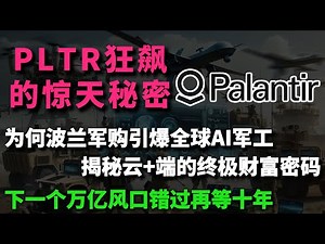 史诗级揭秘：PLTR狂飙背后的惊天秘密！为何波兰军购引爆全球AI军工？你若只懂Palantir，必将错失AI军工的史诗级机遇！揭秘“云+端”的终极财富密码！下一个万亿风口，错过再等十年！#pltr