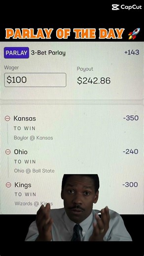 Parlay of the day!