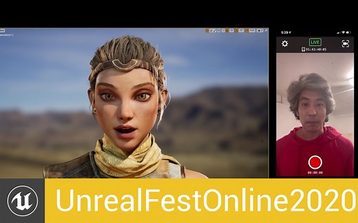 [UnrealFestOnline2020]使用虚幻引擎在iPhone上面部捕捉 | iPhone Facial Capture(官方字幕)