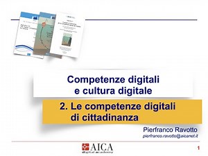 2. Competenze Digitali di cittadinanza - DigComp