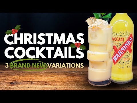 MUST TRY - my BEST EVER Christmas Snowball Cocktail