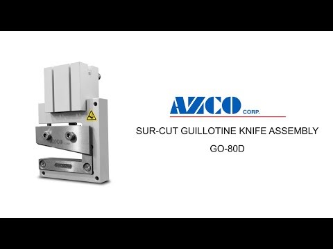 Modular Guillotine Knife Assembly Precisely Cuts a Wide Variety of Flexible Materials | GO80D
