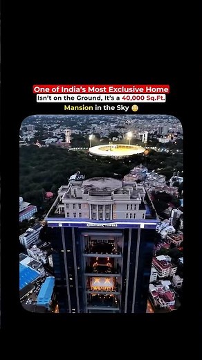Inside India’s Most Expensive Sky Mansion 🏙️ 40,000 Sq Ft Penthouse at Kingfisher Towers Bengaluru