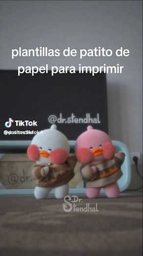 Plantillas de Patitos de Papel para Imprimir