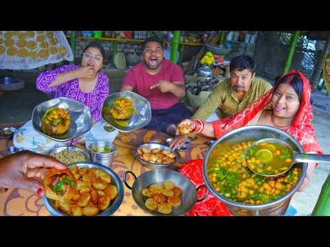 100 % फुले-फुले गोलगप्पे बनेंगे Pani Puri Recipe Aata/Suji Golgappa सूजी और आटे पानीपूरी 😋