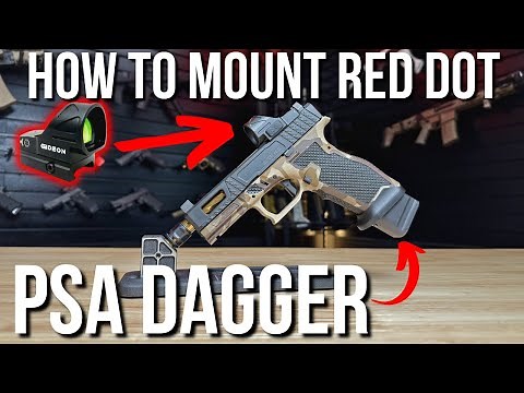 How to Mount Red Dot to PSA Dagger - Gideon (RMR Cut)