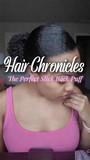 How to do a Slick Back Puff the RIGHT way. #tutorial #shorts