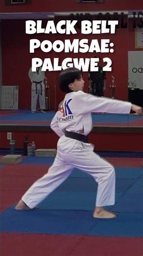 Black Belt Poomsae: Palgwe 2 #poomsae #taekwondo #test