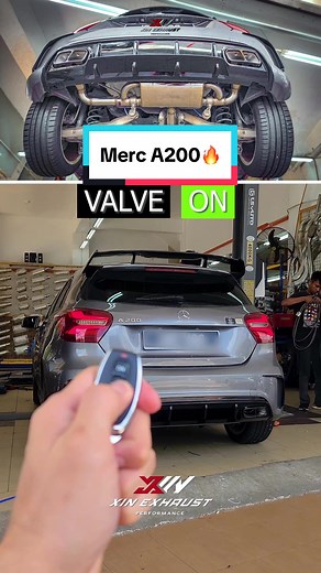 Custom Valvetronic Exhaust System for Merc A200 W177