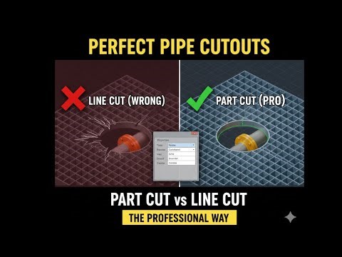 23. Part Cut Pipe Cutouts N their modifications Fit Part End Split N Combine Chamfer Edge